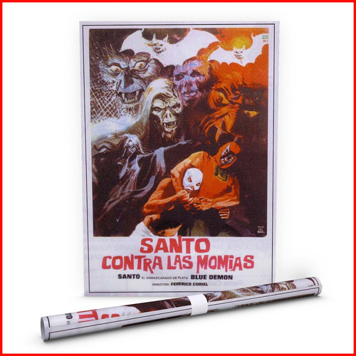 Poster Pelicula El Santo Contra Momias Guanajuato - 40x60cm