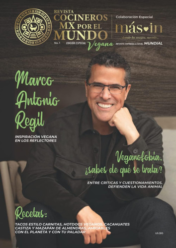 Libro: Revista Vegana Cocineros Mx Por El Mundo: 1era Edició