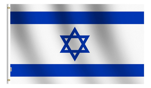 Bandera De Israel De Doble Cara, 3 X 5 Pies, Nueva, Poliéste