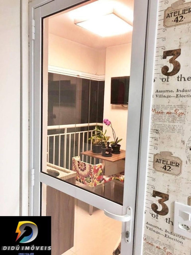Imagem 10 de 30 de Lindo Apartamento Com 67 M² Na Fundação Scs, Sendo 2 Dormitórios, 1 Suíte, Varanda Com Churrasqueira, 1 Vaga. - Ap07908 - 69944825