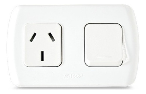 Ponto e soquete externos Kalop Tekna White Line