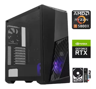 Cpu Gamer Ryzen 7 5800x Ram 32gb, 1tb+500gb Nvme, Rtx 3070