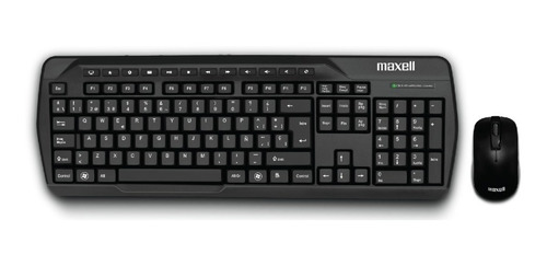 Imagen 1 de 2 de Teclado Y Mouse Inalambrico Maxell Wkb-200
