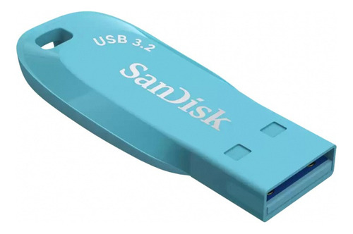 Memoria Usb Sandisk Ultra Shift, 256gb, Usb 3.0, Turques Color Celeste