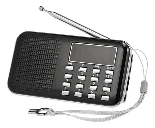 Aa Y-896 Mini Radio Fm Digital Portátil 3w Parlante Estéreo
