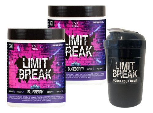 Limit Break X 2 - Energía, Resistencia, Enfoque Y Reacción