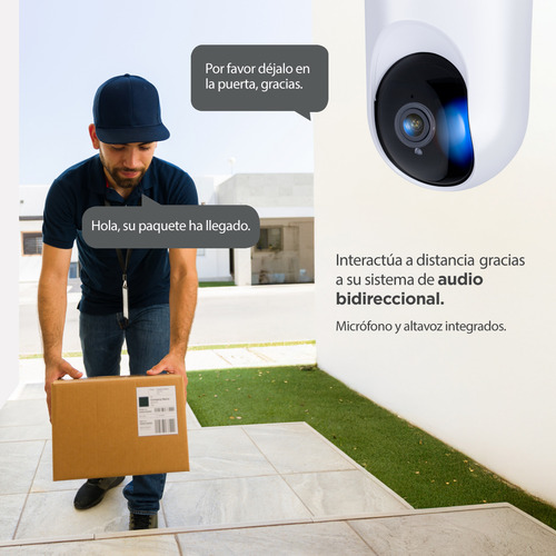 Cámara Wi-fi Robótica Mitzu Para Smartphone 360º Msc-2008