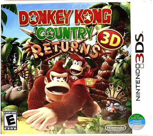 Donkey Kong Country Returns Nuevo Nintendo 3ds (d3 Gamers)