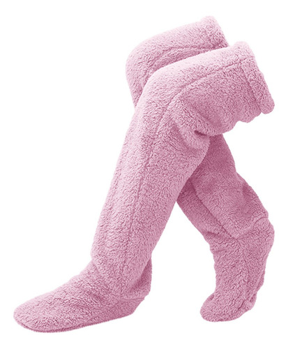 - Calentadores De Piernas De Felpa Legging Medias Calcetines