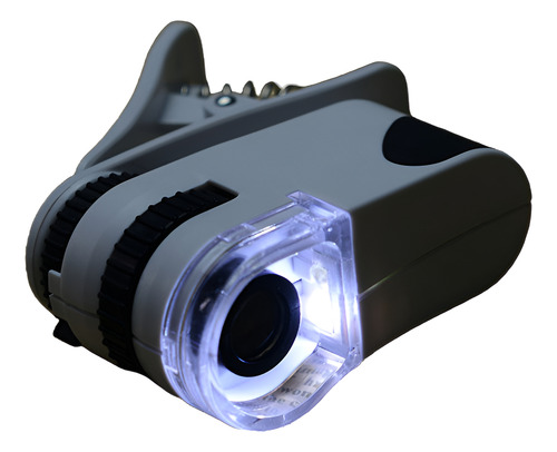 Mini Lupa 60x Led Lámpara De Luz Uv Microscopio