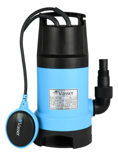 Bomba Desagote Agua Sucia Vasser Motorarg De750ps 750 Watts