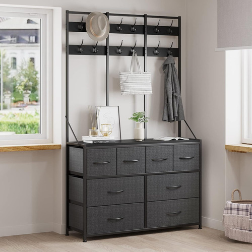 Cómoda De 8 Cajones, Cómoda Para Dormitorio, Sala De Estar,