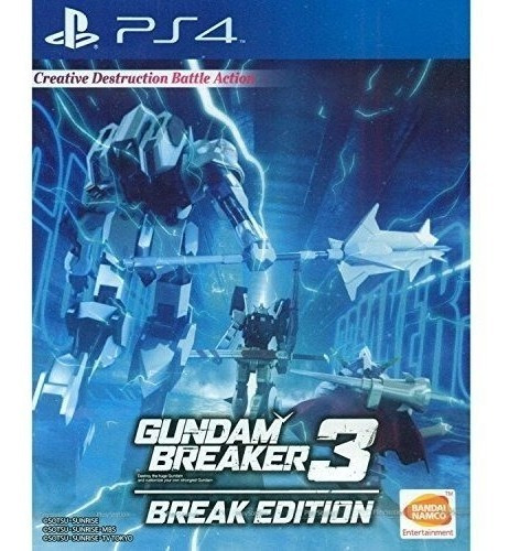 Ps4 Gundam Breaker 3 Break Edition (subtitulo En Ingles) Par