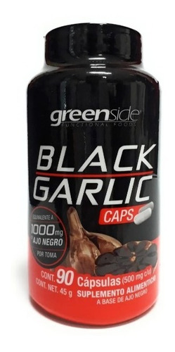 Ajo Negro Black Garlic Antioxidante 90 Caps