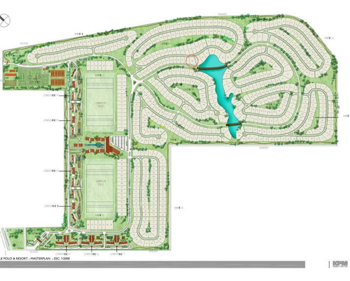 Venta Lote Frente A Laguna En Barrio Green Ville Polo Resort