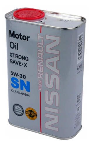 Aceite Original Nissan 5w30 Motores A Gasolina - Lata 1 Lt