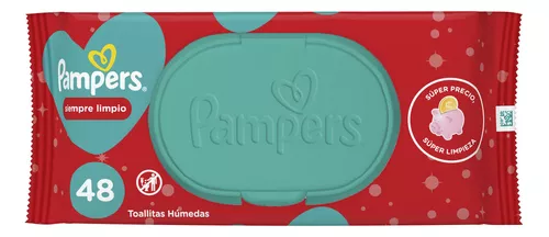 Toallas Húmedas Pampers Limpieza Delicada x 48 un