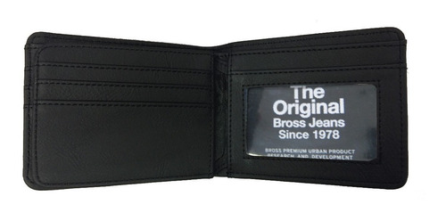 Billetera Bross Brs-6013 Hombre Cuero Sintetico
