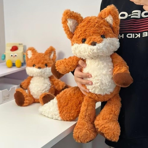 Peluche De Zorro Que Corre - 35 Cm