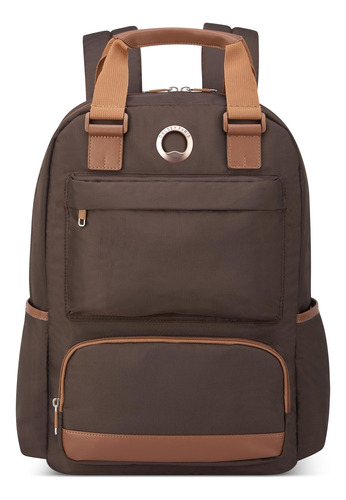 Delsey Paris Mochila De Viaje Para Laptop Legere, Marron Cho