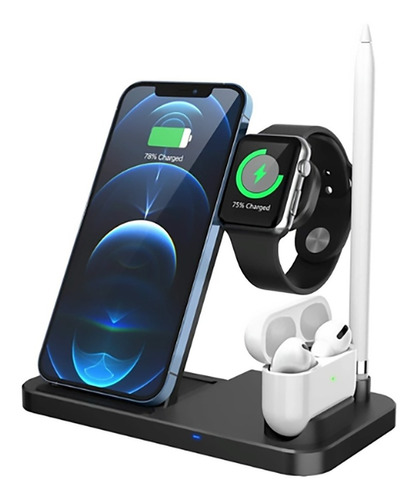 Base Carregador Multi Dock Station Para iPhone Watch Pencil