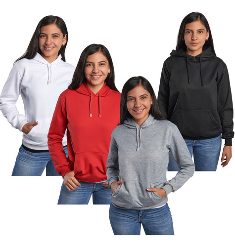 Paquete De 12 Sudadera Mujer Hoodie Chb Chili Beans
