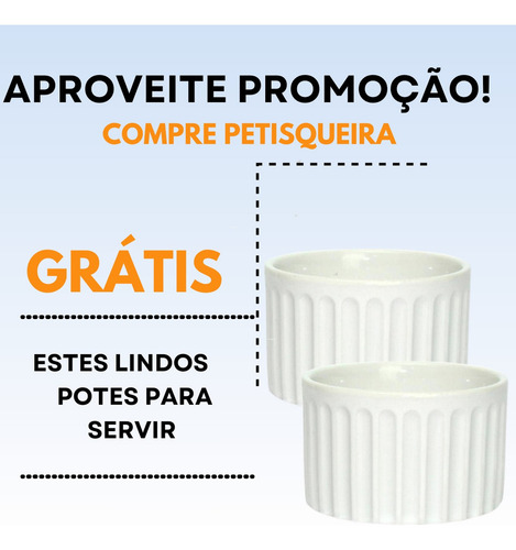 Kit Tábua Petisqueira Bandeja Churrasco Queijo 2 Potes Patês Cor Marrom-claro