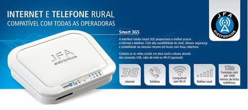 Interface Celular 3g+ Jfa Smart Cell Com Nota Fiscal