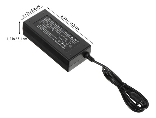 Adaptador De Repuesto De Litio Para Scooter Eléctrico De 2 R