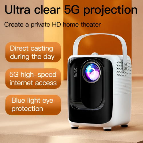 Proyector Android 4k, Smart Tv Portátil Ultra Hd Mini 150pul