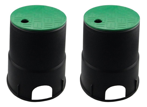 2x 6in Garden Lawn Underground Valve Box Cap Sprinkler Water