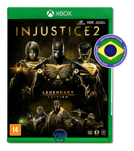 Injustice 2 Legendary Edition - Xbox One - Mídia Física Novo