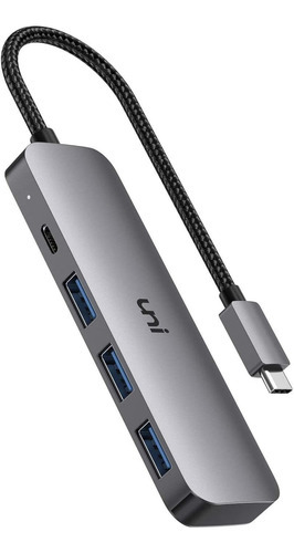 Usb C Hub Uni 4 Em 1 Adaptador Usb C 3 Portas Usb 3.0 100w