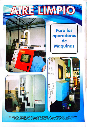 Aspirador De Niebla Industrial Tornos Y Centros Cnc Negro