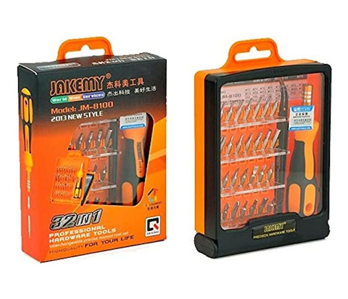 Kit Destornillador Mini De Precision 32pz Jm-8100