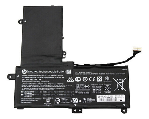 Batería Laptop Hp Nu03xl - Original / X360 11 Stream