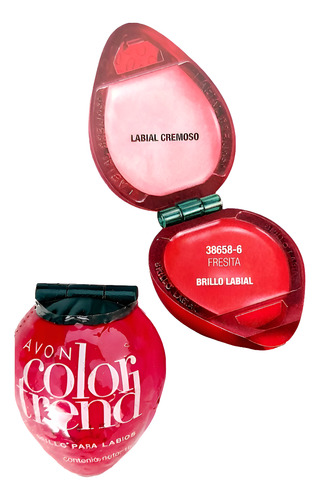 Labial Y Brillo Con Olor Y Sabor Fresita, Avon
