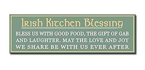 ¡mi Palabra  Irish Kitchen Blessing  Letreros Decorati...