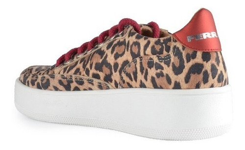 Imagen 7 de 9 de Zapatillas Zapatos Sneakers De Mujer De Cuero Khan - Ferraro