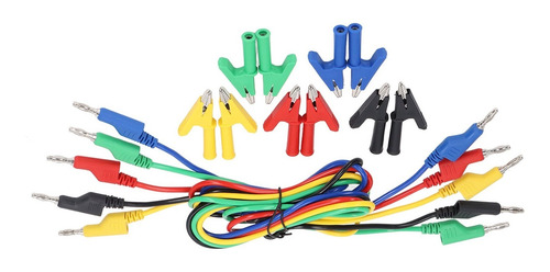 Kit De Cables De Prueba Tipo Banana Plug Para Circuito De Cl