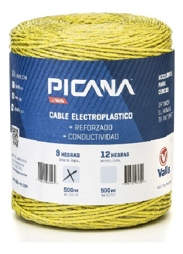 Cable Electroplastico 9 Hebras X 500mt. Envio Gratis