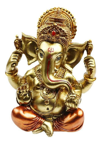 Dios Hindú Señor Ganesha Ídolo Estatua Elefante Indi...