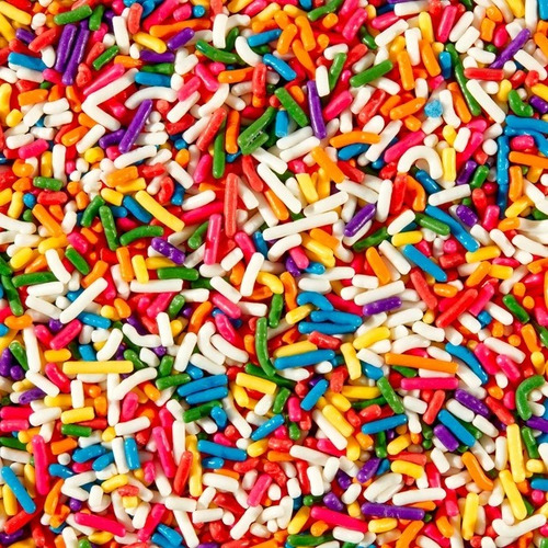 Chispas Jimmy Caramelo Adornar Postres Sprinkles Rainbow 77g
