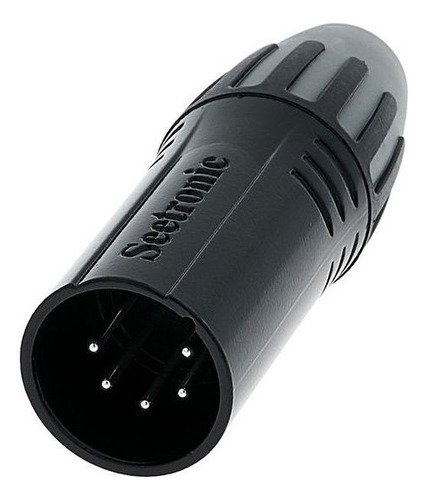 Seetronic Set De 4 Conectores Scmm5-b Xlr Canon 5 Pin Negro