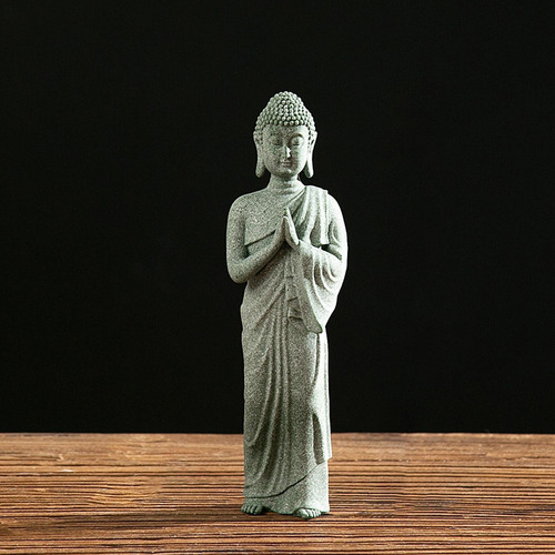 Estatua De Buda De Meditación Patio Hogar Escultura