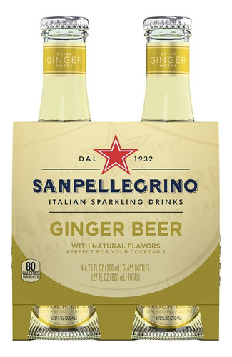 Agua Tónica Ginger Beer S Pellegrino 200 Ml