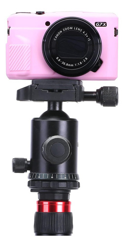 Funda Para Canon Powershot G7x Mark Iii Silicona Rosa Suave