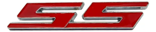 Emblema Ss Rojo/cromado Pequeño