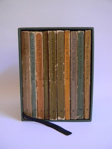 Obra Poética Neruda 10 Tomos Caja 1era Ed. 1947