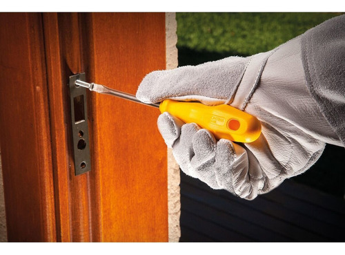 Chave De Fenda Tramontina Yellow Com Ponta Chata 1/4x10